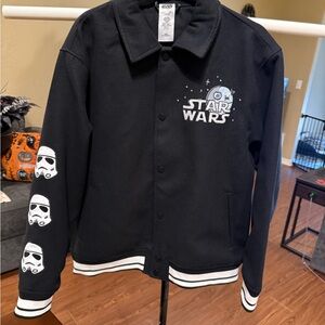 Star Wars Artist Series Darth Vader Varsity Jacket by Will Gay